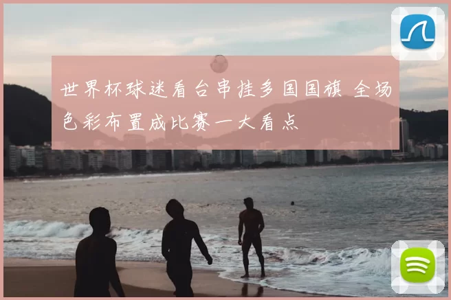 世界杯球迷看台串挂多国国旗 全场色彩布置成比赛一大看点